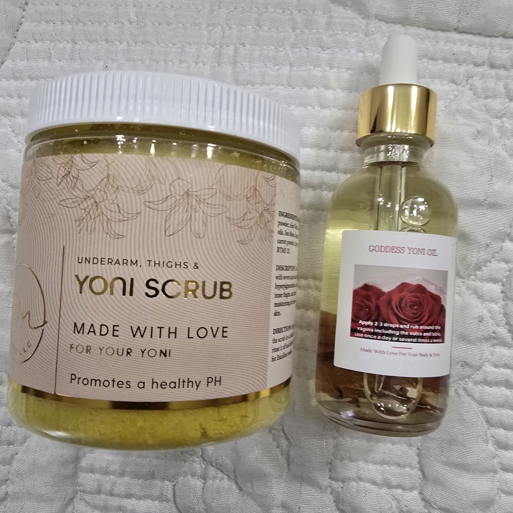 Yoni Scrub and Oil Set - New